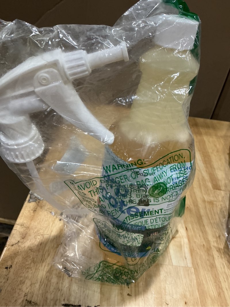 Condition photo showing New/Like New for sharpshooter trash can cleaner, odor eliminator & degreaser, citrus, 32 oz | professional-grade garbage surface cleaner, deodorizer foam and degreaser with a fresh citrus scent.