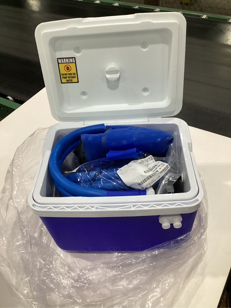 Condition photo showing Good Condition for (NOT TESTED) Ice Machine for Shoulder After Surgery, Shoulder Rotator Cuff Cold Therapy Machine Compression Pad Cryotherapy Machine for Post-Surgery Care, Ice Therapy System for Knee, Elbow, Joint (6-Quart)