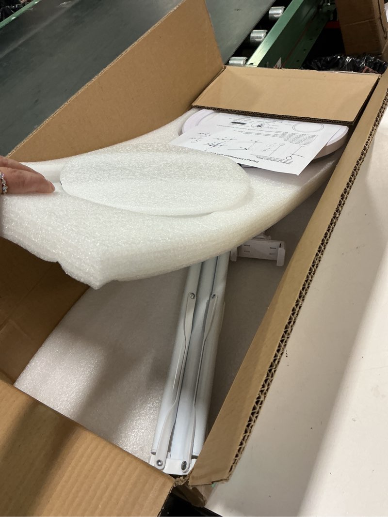 Condition photo showing As Is for EXQSERAMC LED Ring Light with Stand 150cm, Professional 6000K Full-Screen Big Ring Lighting with Pho