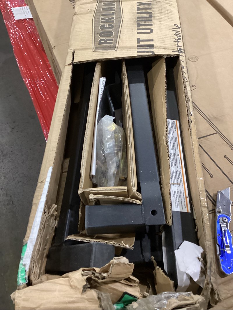 Condition photo showing New/Like New for Rockland Extendable Truck Ladder Rack, 39" x 7" x 51.2", 250 LBS Capacity, Steel Truck Rack with Adjustable arm from 19" - 32", Ladder Rack for Truck Ladder Rack+250LBS+Steel+19"-32" Adjustable Arm