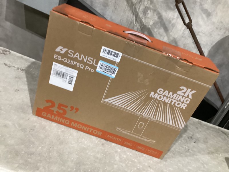 Condition photo showing New/Like New for SANSUI 24.5 Inch QHD Gaming Monitor 300Hz, 1ms Fast IPS Computer Monitor, 2× HDMI 2.1 + 2× DP 1.4 Ports, 130% sRGB Eye Care VESA Support (DP Cable Included ES-G25F6Q Pro) 25 Inch QHD 300Hz IPS Gaming Monitor