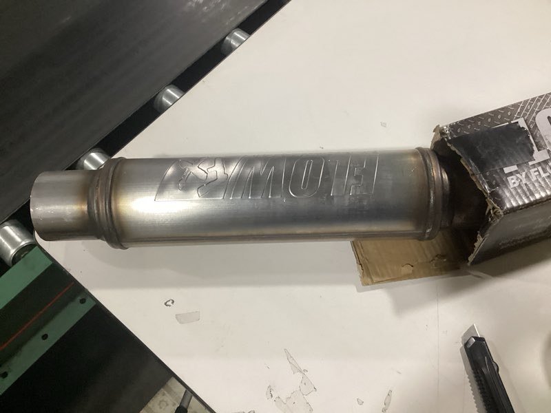 Condition photo showing As Is for flowmaster