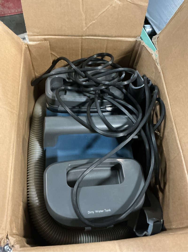 Condition photo showing As Is for Vacmaster SCB301 400 Series Portable Carpet & Upholstery Spot Cleaner Machine, 15Kpa Power Suction with Versatile Tools for Pets, Area Rugs and Couches Portable Spot Cleaner