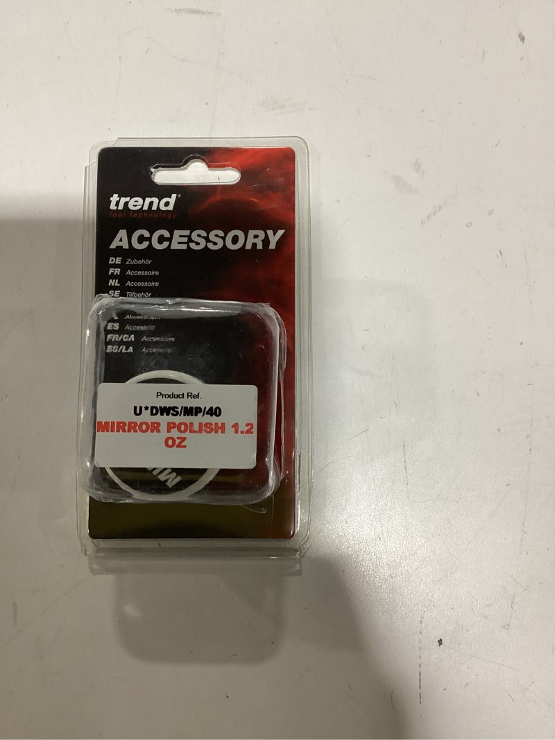 Condition photo showing New/Like New for Trend Ultra Fine Mirror Paste for Honing and Polishing Your Sharpened Knives & Tools, DWS/MP/40