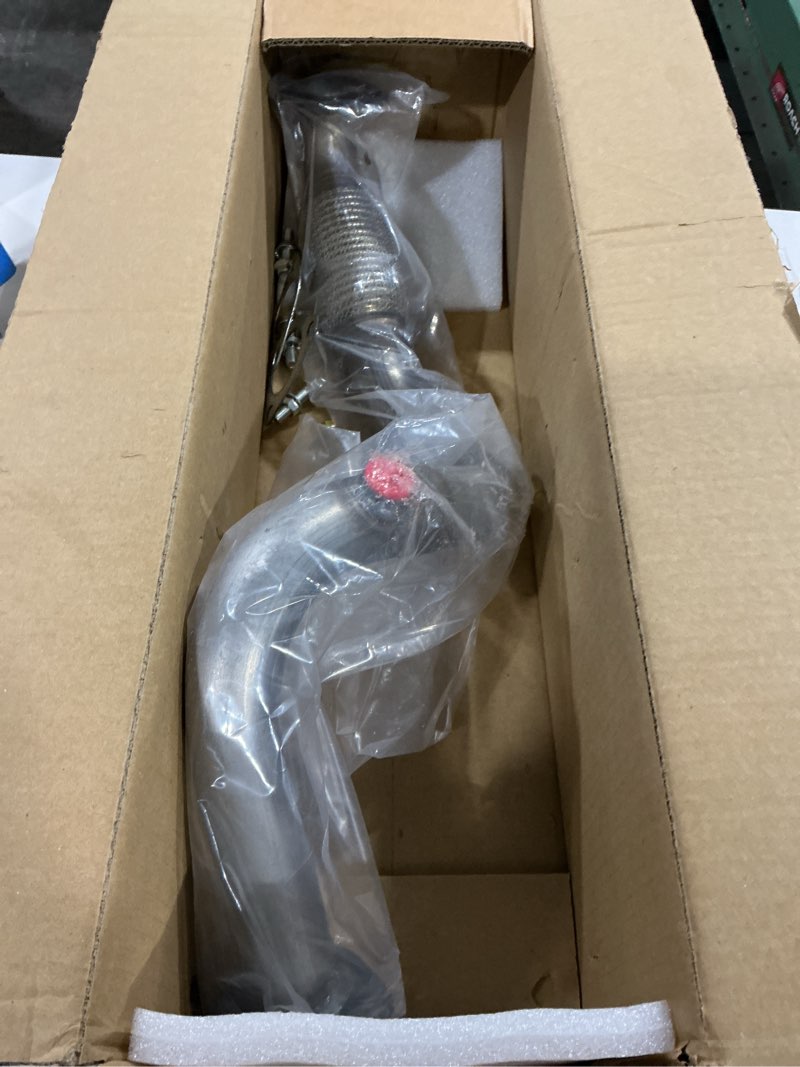 Condition photo showing Good Condition for 409 stainless steel exhaust front flex pipe & exhaust front pipe fits for 2012-2016 chevrolet sonic 1.8l, without pzev. with flex fuel. sonic. 1.8l. (vk-53963) 2012-2016 chevy sonic