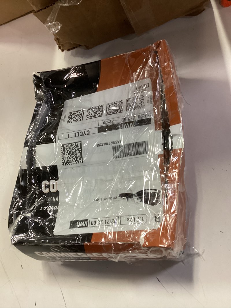 Condition photo showing Good Condition for Barebells Protein Bars Cookies and Caramel - 12 Count, 20g High Protein Treats - Chocolate Nutrition Bar with 1g Total Sugars - On-The-Go Breakfast or Post-Workout Snack Cookies and Caramel 12 Count (Pack of 1)
