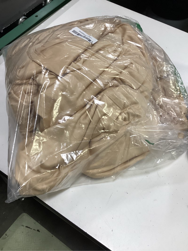 Condition photo showing Good Condition for 10x12 ft wrinkle free champagne backdrop curtain for wedding parties, silky polyester 2 panels 12 ft long photo backdrop drapes back drop cloth for birthday photography background 5ft(w)x12ft(h)_2 panels champagne1