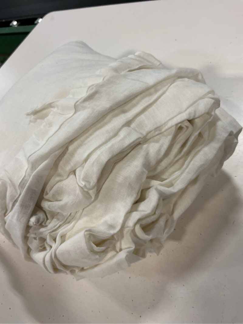 Condition photo showing Good Condition for european linen duvet cover, king/cal king, white