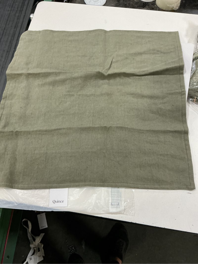 Condition photo showing Good Condition for european linen flande edae pillow cover in sade