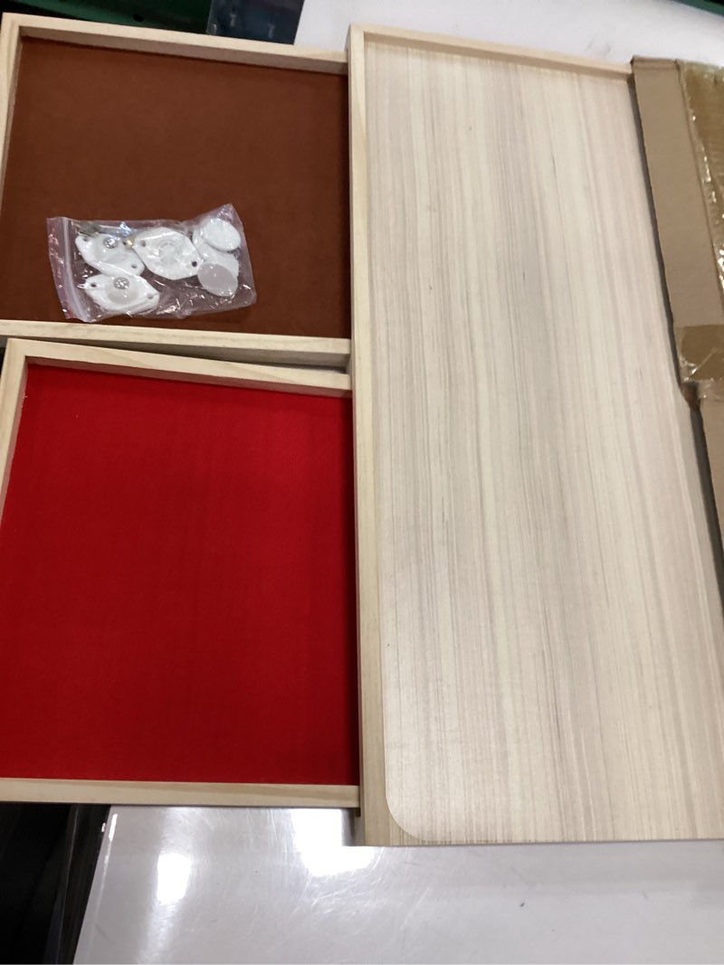 Condition photo showing As Is for Rotatable 360-Degree Wheels Puzzle Board with Drawers and Cover 1000 Pieces Lightweight Portable Wooden Puzzle Table for Adults Size 30" x 22" Large