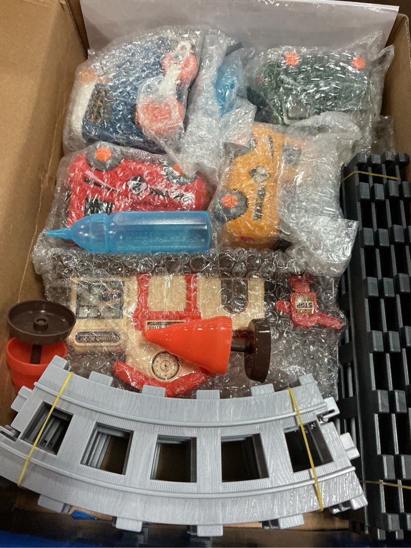Condition photo showing Good Condition for Remote Control Train Toy for Kids, Lighting & Music Train Set with Water Steam for 3-8 Boys Girls, Electric Train Set with Tracks Accessories, Birthday for Toddlers Age 4 5 6 7 8 RC Train