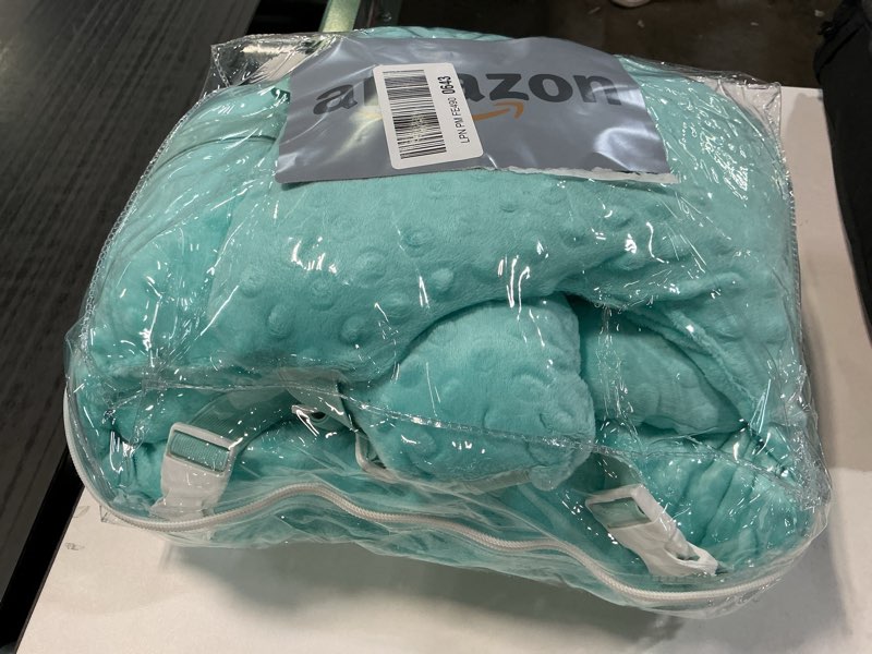 Condition photo showing New/Like New for Zomaple Mastectomy Recovery Pillow + Strap, Seat Belt Cover & Shower Lanyard – Post-Op Essentials, Breast Augmentation/Reduction & Mastectomy Recovery Supplies – Washable Cover for Comfort & Support Aqua Breast Care Set