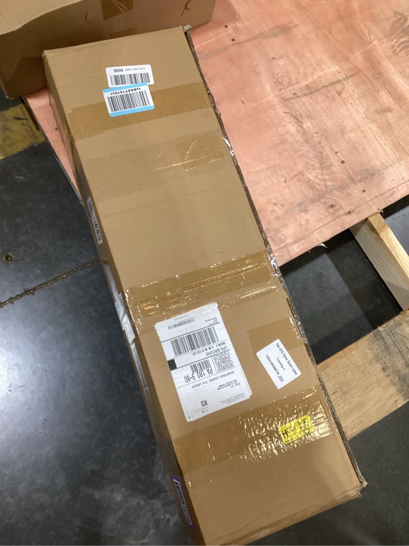 Condition photo showing New/Like New for goodfitment universal front lip for car,glossy black front bumper lip, abs adjustable sharp corner front bumper lip splitter protector replacement for most vehicle (glossy black w/black)