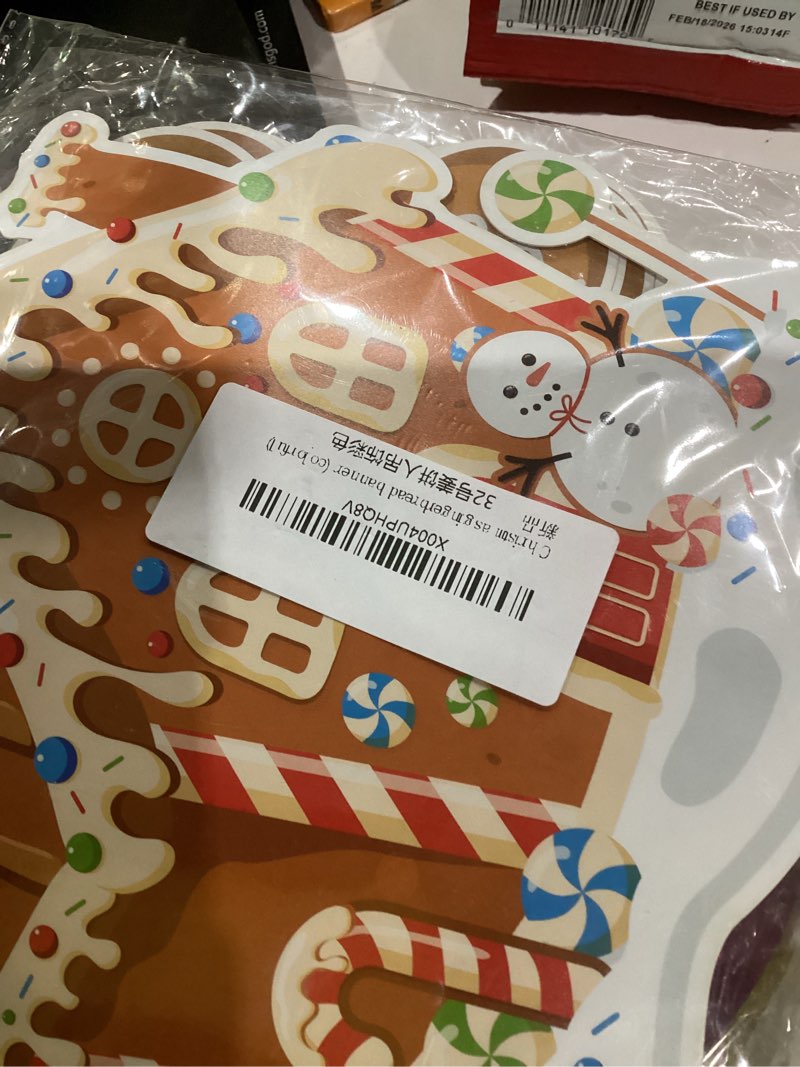 Condition photo showing Good Condition for Gingerbread Party Decorations,Christmas Candy Decorations Hanging Ceiling Decor 26pcs Peppermint Christmas Decor Hanging Swirls for Candy Land Ornaments Colorful