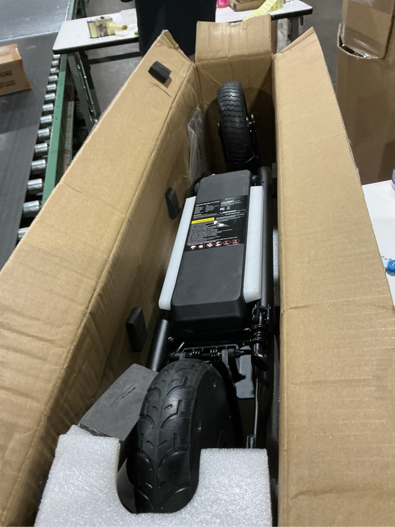 Condition photo showing Good Condition for Electric Scooter for Kids, 150W Motor, Simple One-Button Control, 2 Safe Speeds (6/10 MPH), Colorful Lights, Magnetic Charging, Dual Brake System, Ideal Presents for Boys & Girls black 6/10MPH