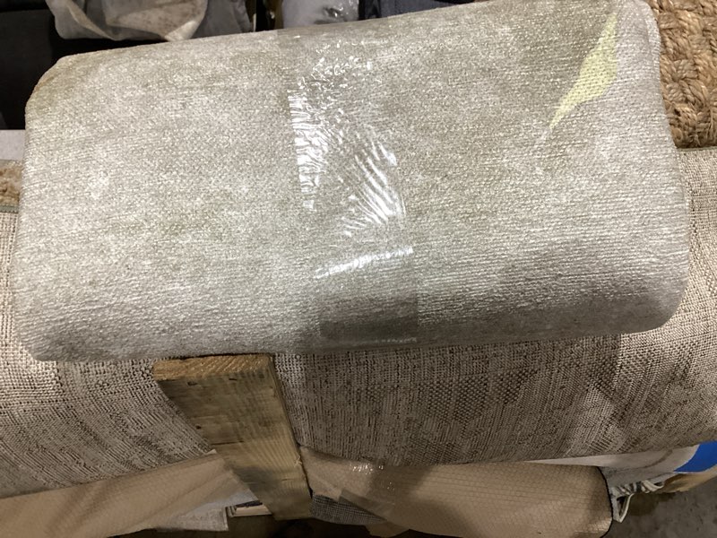 Condition photo showing Good Condition for bloom rugs caria washable non-slip 6x9 rug - ivory/gold modern abstract area rug for living room, bedroom, dining room, and kitchen - exact size: 6' x 9' 6' x 9' (rectangular) ivory / gold