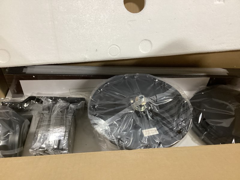 65 Inch Ceiling Fan No Light with Remote, Black Large Ceiling Fan Without Light with Quiet Reversibl