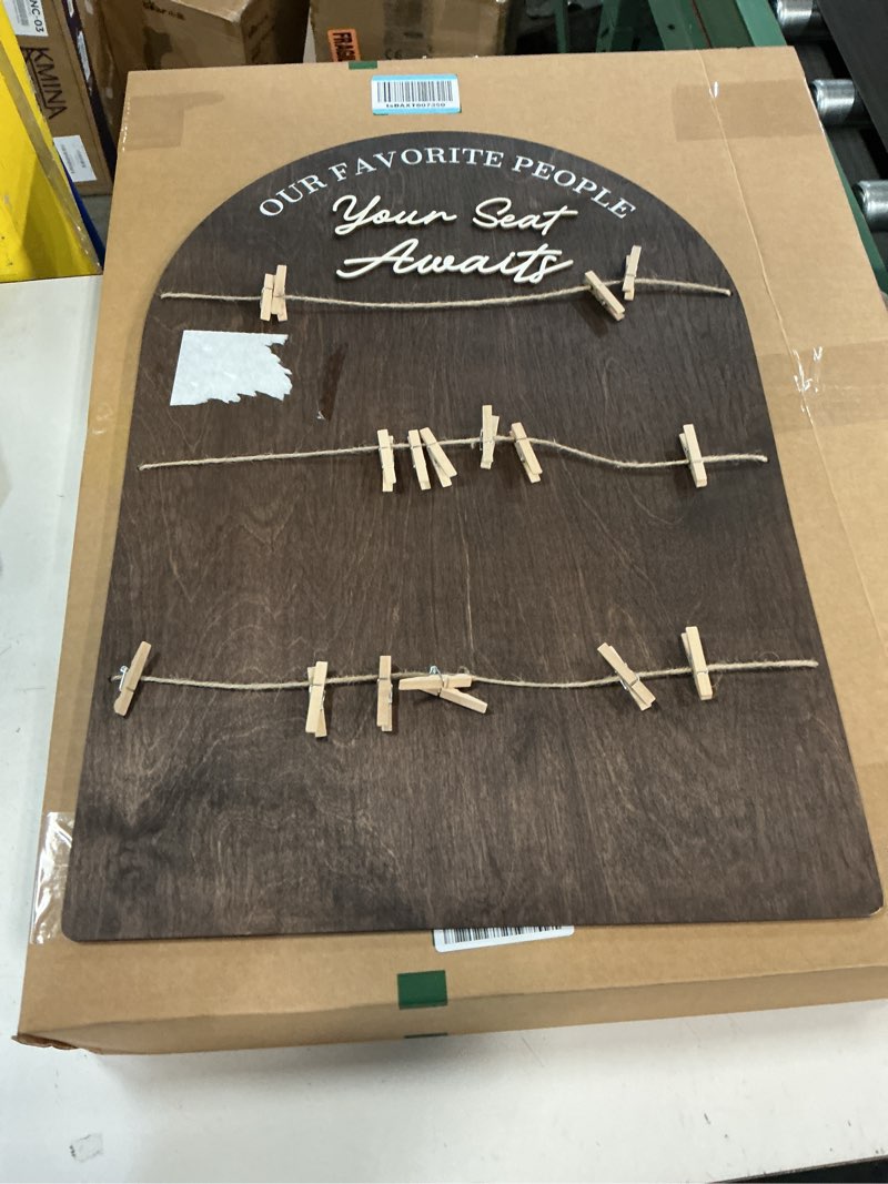 Condition photo showing As Is for stofinity wedding seating chart board display for wedding reception decor - rustic seating chart for reception display, wood find your seat sign ideas