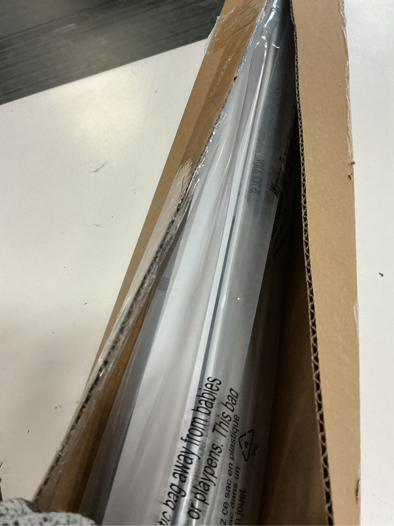 Condition photo showing Good Condition for lazblinds cordless cellular shades for french doors, no drill french door blinds for privacy, blackout light blocking honeycomb shades for sliding doors front door patio, 1 pack, 28" w x 78" h, white white-blackout 28"w x 78"h