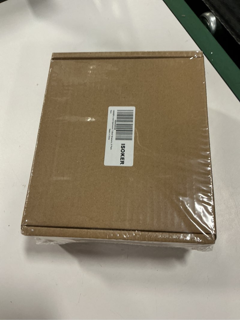 Condition photo showing New/Like New for Unique 4 Inch Openwork Shelf Brackets, 8-Pack Floating Shelf Bracket, 1/5” Thick Carbon Steel Hidden Shelf Supports for DIY 8 Pack 4 Inch