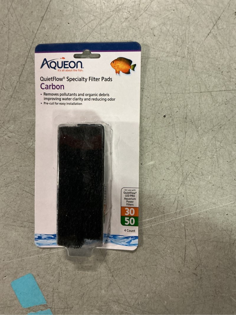 Condition photo showing New/Like New for Aqueon Replacement Specialty Filter Pads Carbon 30/50