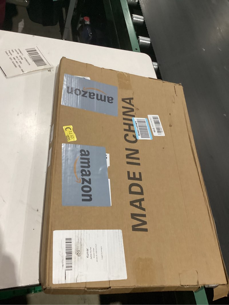 Condition photo showing As Is for Laptop Bed Table, Laptop Desk for Bed, Foldable Laptop Bed Desk with USB Charge Port, Handle, Desktop Card Slot, Cup Slot, Side Drawer, Portable Laptop Table for Bed Eating Reading Working Black