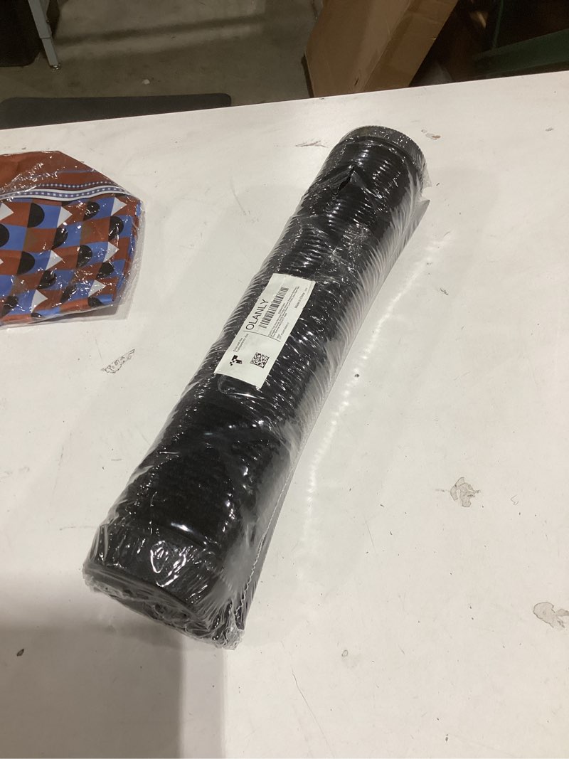 Condition photo showing New/Like New for OLANLY Front Door Mat Indoor Outdoor Entrance, Waterproof All-Season, All-Weather Doormat, Sturdy Natural Rubber, Low Profile, Easy Clean Patio Porch Entryway Mat, Herringbone Brick (Black, 29.5x17)