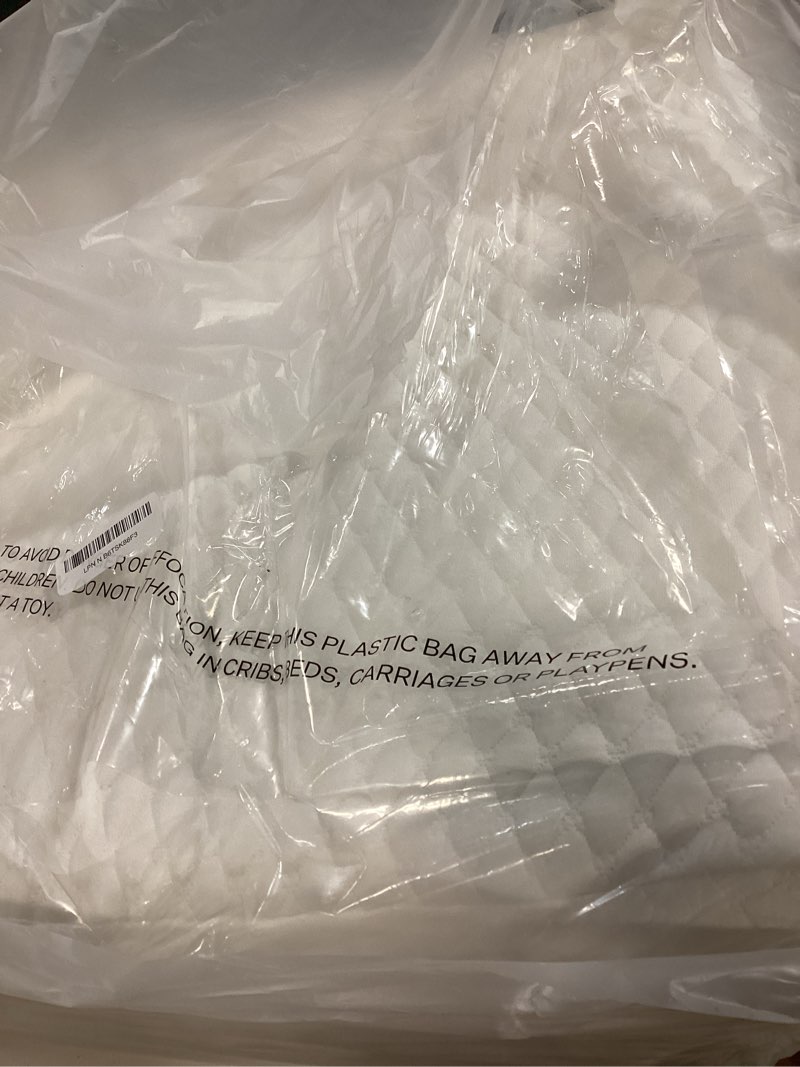 Condition photo showing Good Condition for wedge pillow for sleep apnea, 12 inch adjustable height bed wedge pillow for headboard, gerd, acid reflux relief, snoring, and post surgery recovery. bed pillow for sitting up in bed white large