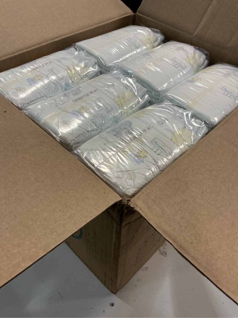 Condition photo showing New/Like New for (size:1)pampers swaddlers diapers, size 1 (8-14 lbs), 198 count, absorbent, keeps baby dry and comfortable, skin safe disposable baby diaper (packaging may vary) size 1 198