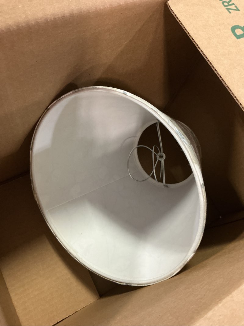 Condition photo showing Good Condition for AHS Lighting Mix 'N Match Empire Lampshade With Regular Clip, 8-Inch, Cotton Belt 8-Inches Cotton Belt