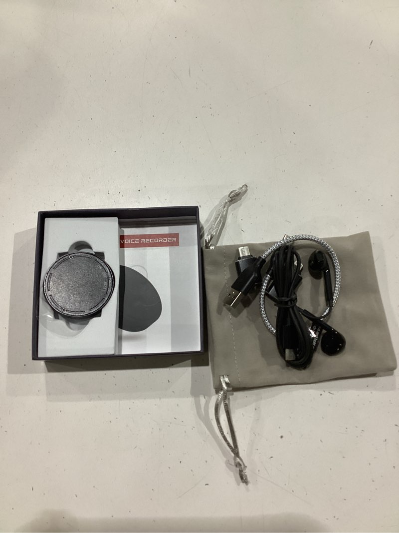 Condition photo showing Good Condition for 132g (9800 hour) voice activated recorder - elasound voice recorder with ai-intelligent triple noise reduction, portable audio recorder for work, lectures,100h continuous recording device black