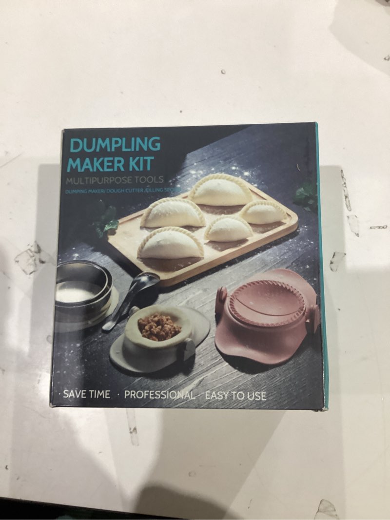 Condition photo showing New/Like New for Empanadas Press Maker Mold Set,4-inch Dumpling Maker With Dough Cutter, Professional Kitchen Gadget for Empanada, Pierogi, Pastelitos, Calzone, Turnovers 4"-White 4" White