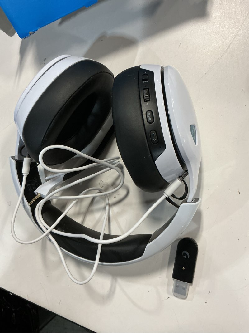 Condition photo showing Good Condition for Gtheos 2.4GHz Wireless Gaming Headset for PS5, PS4 Fortnite & Call of Duty/FPS Gamers, PC, Nintendo Switch, Bluetooth 5.3 Gaming Headphones with Noise Canceling Mic, Stereo Sound, 40+Hr Battery -White