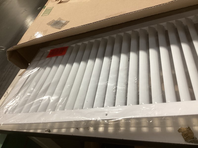 Condition photo showing Good Condition for Return Air Grille,Air Return Vent Cover Grill for Ceiling and Wall,Steel HVAC A/C Vent Cover Grill Fits Duct Opening 24"W x 12"H,Holds 1" Thick AC Filter 24''W×12''H