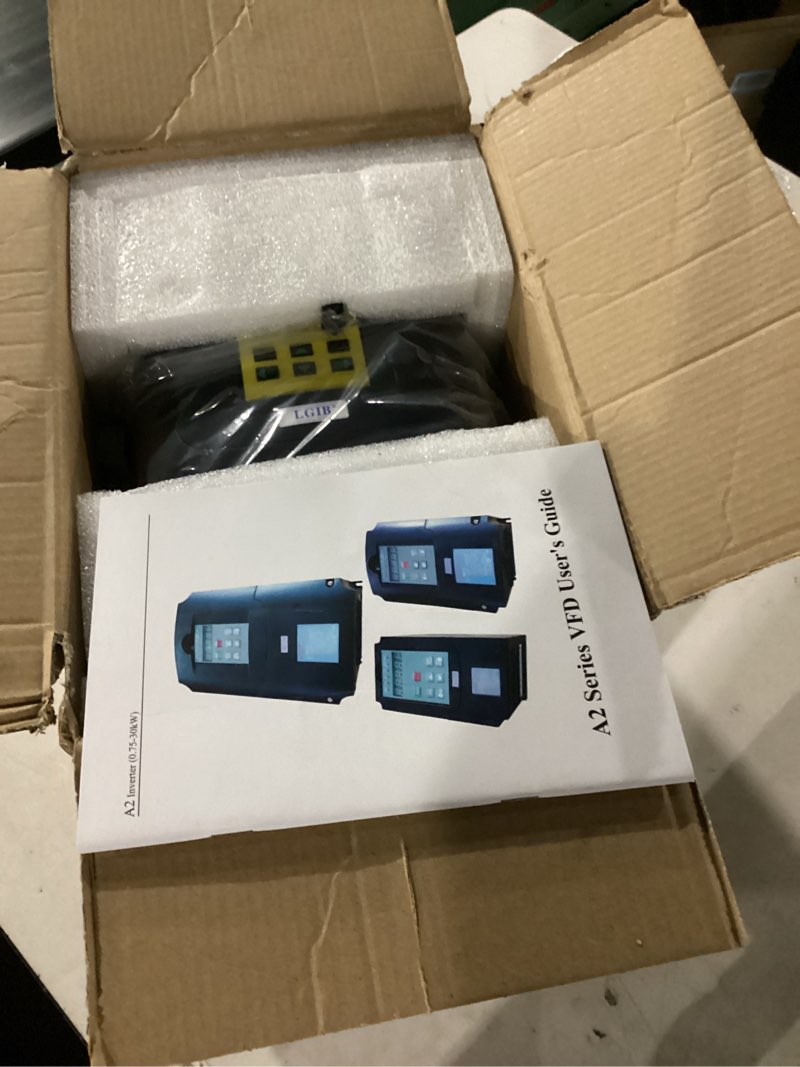 Condition photo showing New/Like New for VFD Variable Frequency Drive 7.5KW 10HP 220V 35A 1 or 3 Phase Input to 3 Phase 0-400HZ Output Control Inverter Converter for CNC Spindle Motor Speed Control 7.5KW (10HP 220V)