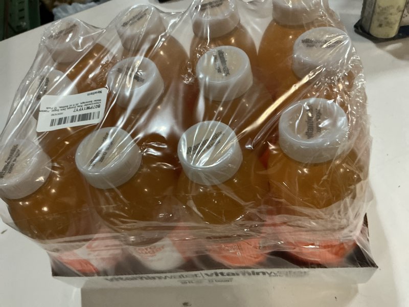 Condition photo showing New/Like New for (BBD 12/29/25). vitaminwater Zero Sugar Rise Orange Nutrient Enhanced Flavored Water Beverage, 20 fl oz Bottles, 12 Pack Zero Sugar Orange 20 Fl Oz (Pack of 12)