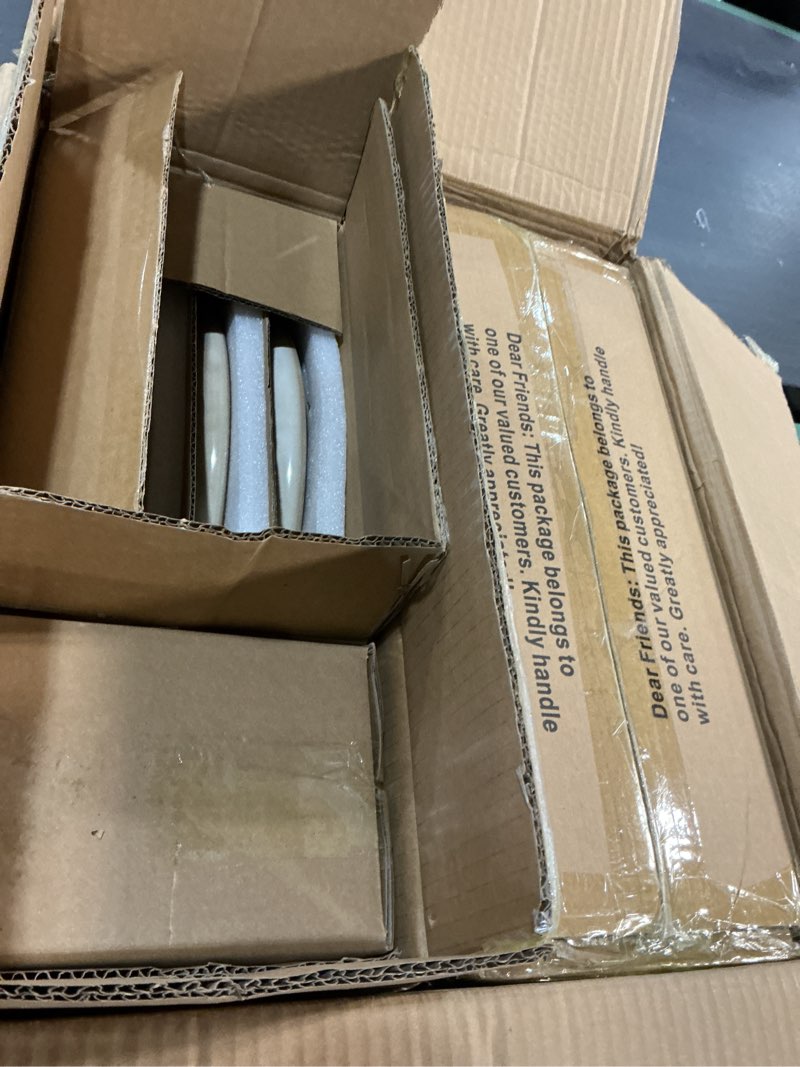 Condition photo showing Good Condition for AmorArc Stoneware Dinnerware Sets,Round Reactive Glaze Plates and Bowls Set,Highly Scratch Resistant | Dishwasher & Microwave Safe Dishes Set,Service for 4 (12pc) Cappuccino Service for 4