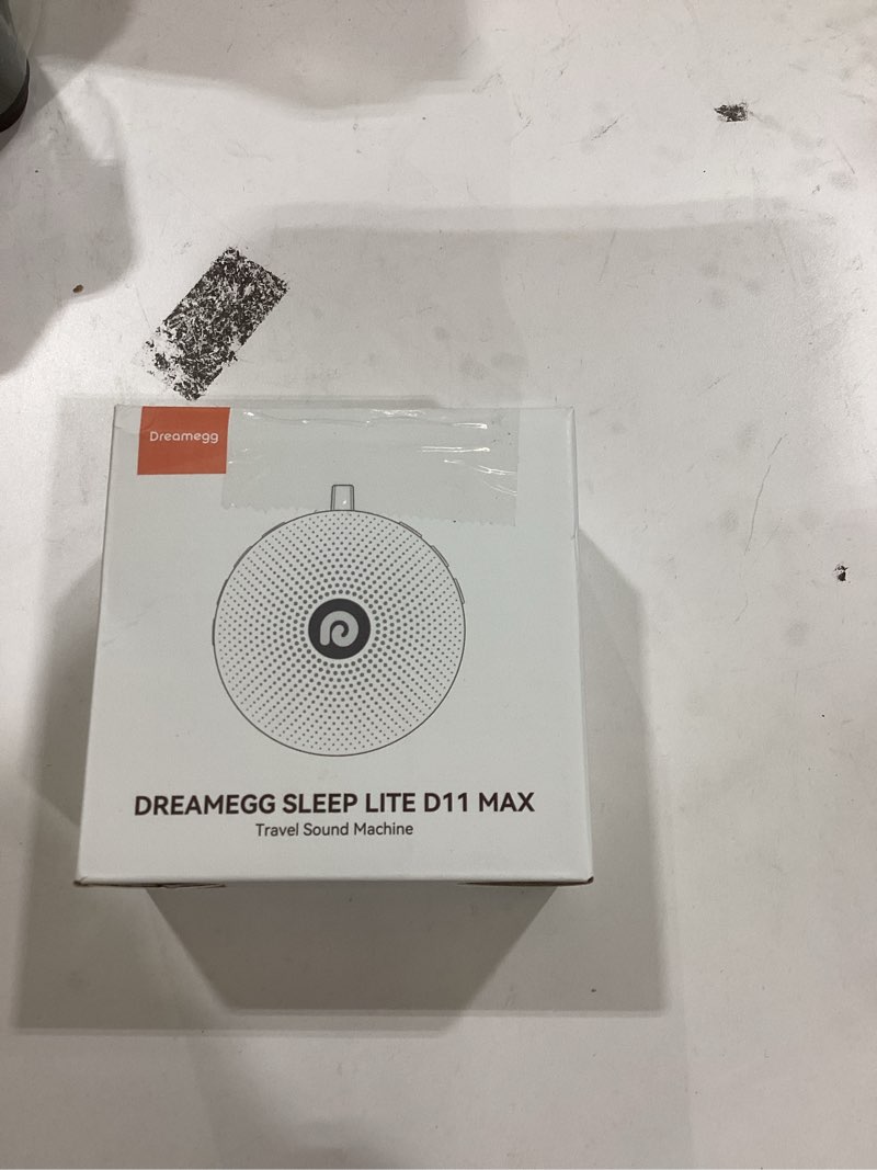 Condition photo showing Good Condition for Dreamegg Portable Noise Machine for Baby Adult, Features Powerful Battery, 21 Soothing Sound, Noise Canceling for Office & Sleeping, Sound Therapy for Home, Travel, Registry Gift, Classic White
