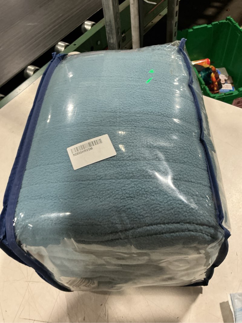 Condition photo showing Good Condition for warm storm heated blanket king size dual control, electric blanket 100"x90" polar fleece with 10 heating levels & 12 hours auto shut-off, machine washable
