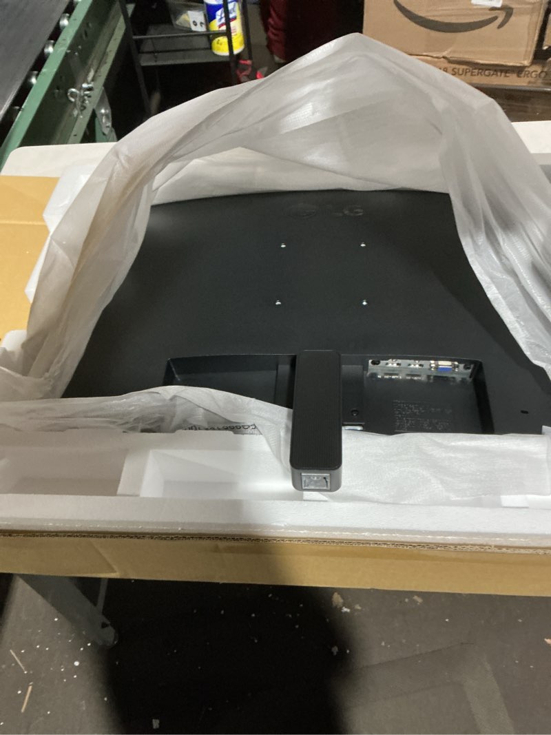 Condition photo showing As Is for LG 32MR50C-B Curved Monitor 32-Inch FHD 100Hz AMD FreeSync OnScreen Control Dynamic Action Sync Black Stabilizer Tilt Stand (HDMI) - Black