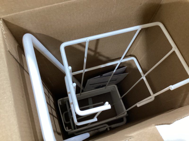 Condition photo showing Good Condition for dial industries, inc. m92 wall mounted beer, soda, aluminum can crusher with basket (white)