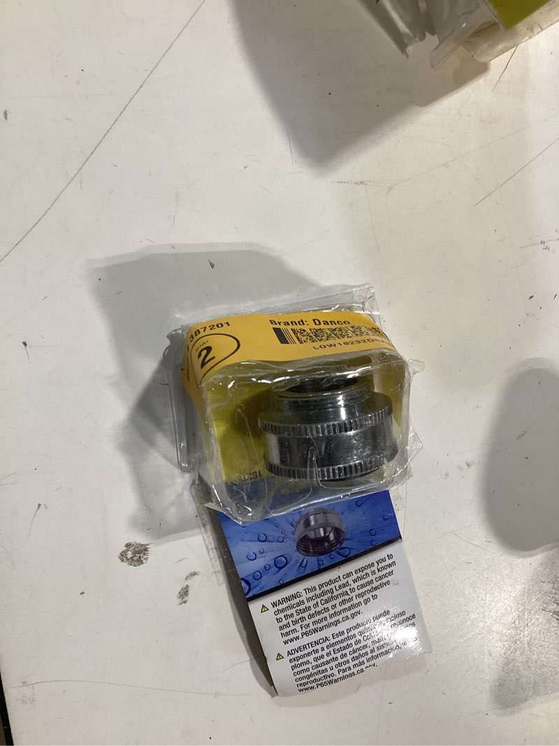 Condition photo showing Good Condition for danco male thread 55/64 in.-27m chrome plated washing machine adapter
