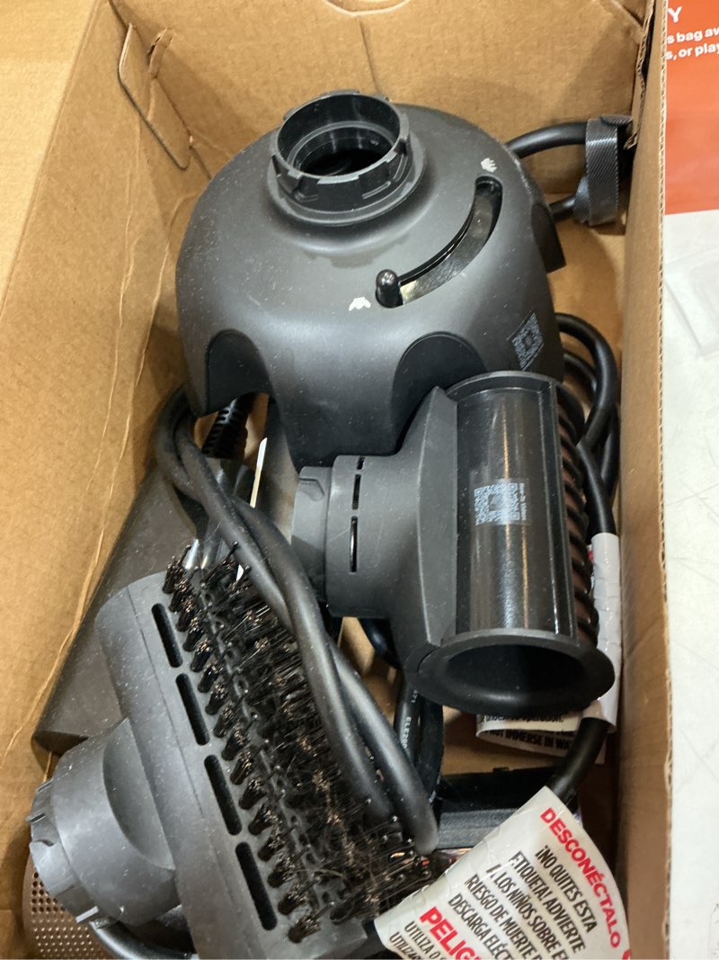 Condition photo showing As Is for shark speedstyle pro professional performance high-velocity hair dryer system with scalp shield and iq speed styling & drying suite, curly and coily hair, lightweight, ionic, no heat damage, hd732 speedstyle pro-curly & coily hair