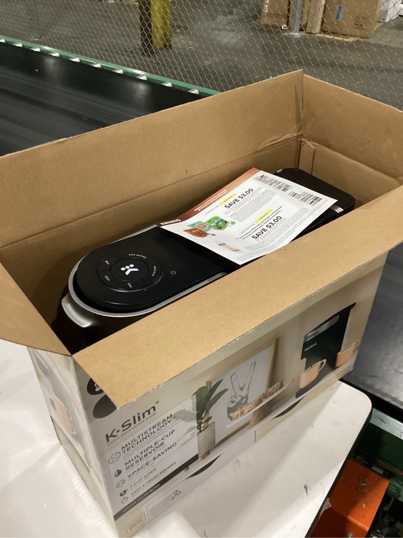 Condition photo showing Good Condition for keurig k-slim black single-serve k-cup pod coffee maker