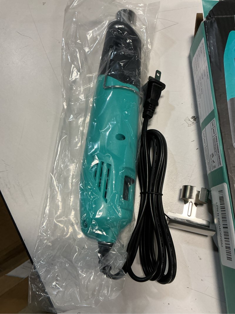 Condition photo showing Good Condition for Heat Gun, 380W Fast Heat Mini Hot Air Gun with 2-Temp Settings 480°F-850°F(249°C-455°C) Overheat Protection Reflector Nozzle, 4.9Ft Long Cable for Shrink Wrap,Vinyl, Crafts, Epoxy Resin
