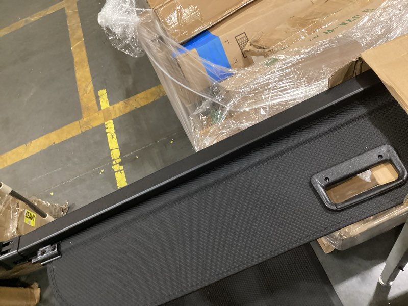 Condition photo showing Good Condition for mialuty® cargo cover for 2024-2026 subaru crosstrek retractable trunk cover crosstrek accessories anti-peeping anti-theft privacy screen,trunk luggage shield shade carbon fiber texture 17) for crosstrek 2024-2026 cargo cover