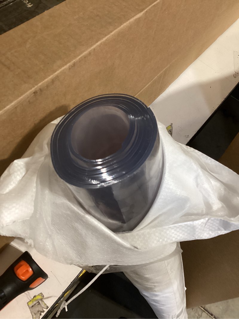 Condition photo showing Good Condition for NECAUX Custom 44 x 111 Inch Clear Table Cover Protector, 1.5mm Thick Wood Grain Transparent Table Pad Non-Slip Tablecloth Plastic Protective Pad for Dining Room Table Conference Table Meeting Table 44" x 111" Clear 1.5mm