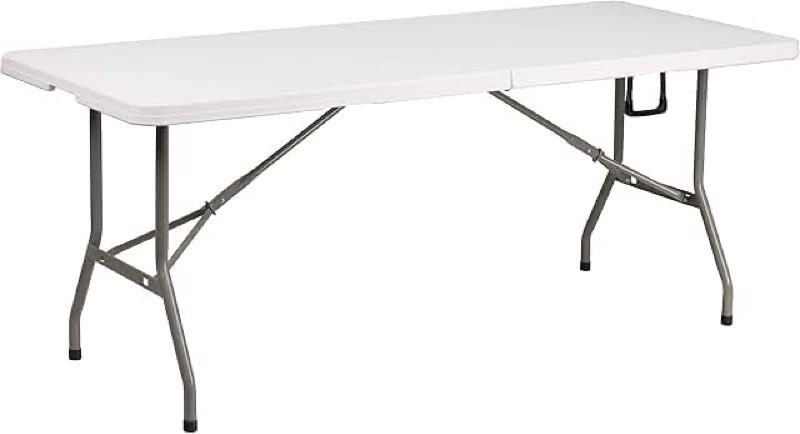 Flash Furniture 6-Foot Rectangular Folding Banquet Table