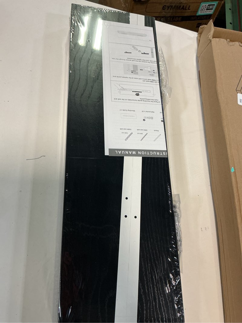 Condition photo showing New/Like New for Forbena Black and Gold Bathroom Floating Shelves for Wall, Decorative Wall Mounted Shelves for Kitchen Coffee Bar Station Organizers and Storage, Hanging Shelving Unit for Bedroom Living Room (2-Pack) 7. Black-gold