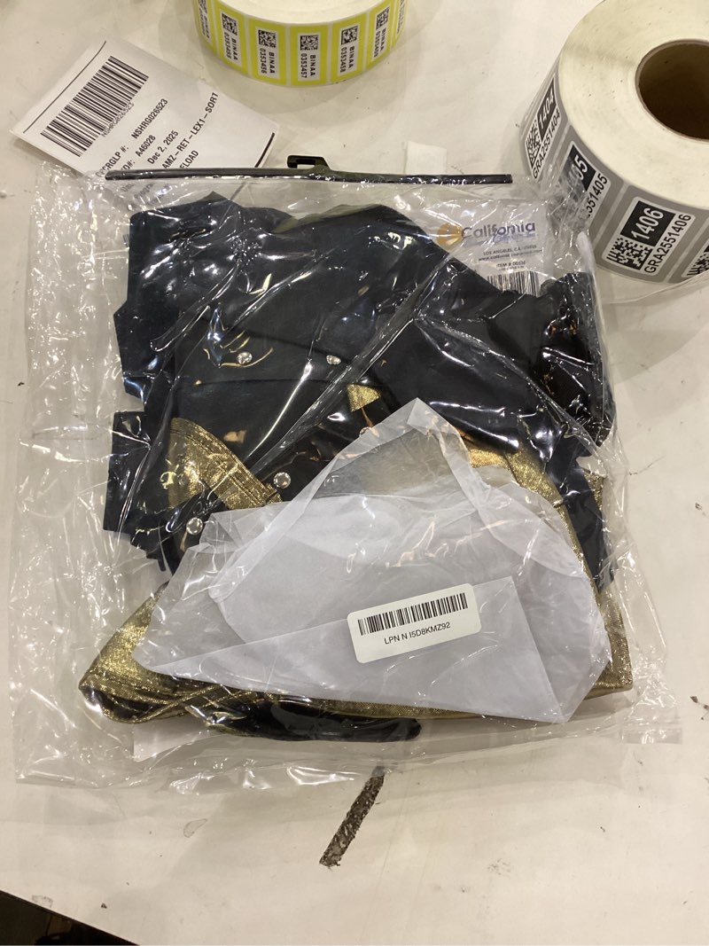 Condition photo showing New/Like New for Boys Archangel Costume Smalle/Medium Gold/Black